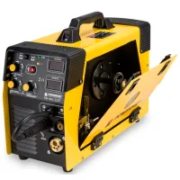 Сварочный аппарат Powermat PM-IMG-220T 230 В полуавтоматическая (MIG/ MAG), ручная дуговая (MMA), аргонно-дуговая (TIG)/ Желтый photo 3