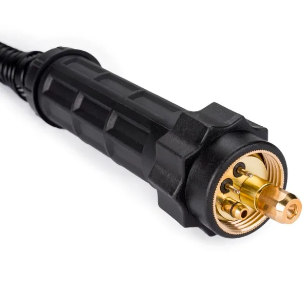 Aparat de sudat Powermat PM-IMG-220T 230 V semiautomat (MIG/ MAG), cu electrod (MMA), cu gaz inert (TIG)/ Yellow photo 9