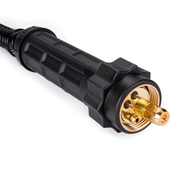 Aparat de sudat Powermat PM-IMG-220T 230 V semiautomat (MIG/ MAG), cu electrod (MMA), cu gaz inert (TIG)/ Yellow photo 9