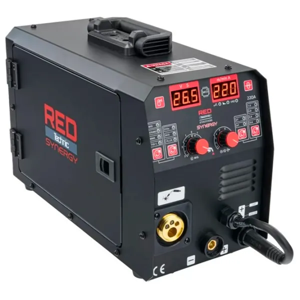 Aparat de sudat Red Technic RTMSTF0086 230 V semiautomat (MIG/ MAG), cu electrod (MMA), cu gaz inert (TIG)/ Black photo 2