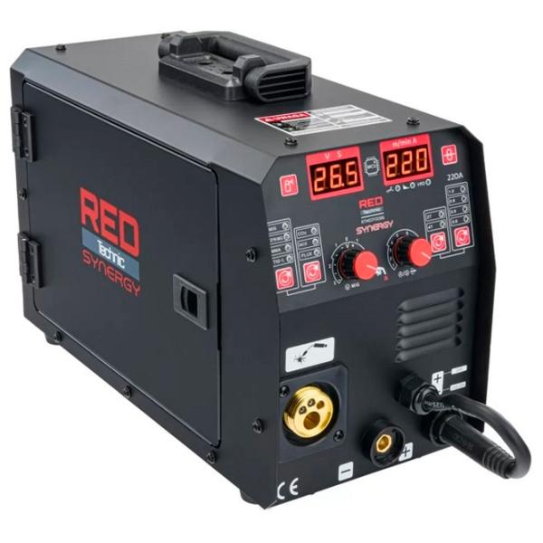Aparat de sudat Red Technic RTMSTF0086 230 V semiautomat (MIG/ MAG), cu electrod (MMA), cu gaz inert (TIG)/ Black photo 2