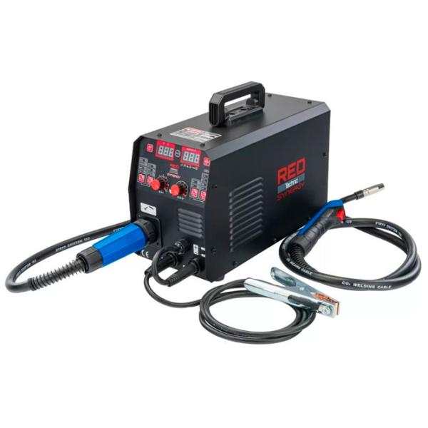 Aparat de sudat Red Technic RTMSTF0086 230 V semiautomat (MIG/ MAG), cu electrod (MMA), cu gaz inert (TIG)/ Black photo 3