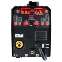 Сварочный аппарат Red Technic RTMSTF0086 230 В полуавтоматическая (MIG/ MAG), ручная дуговая (MMA), аргонно-дуговая (TIG)/ Black photo 4