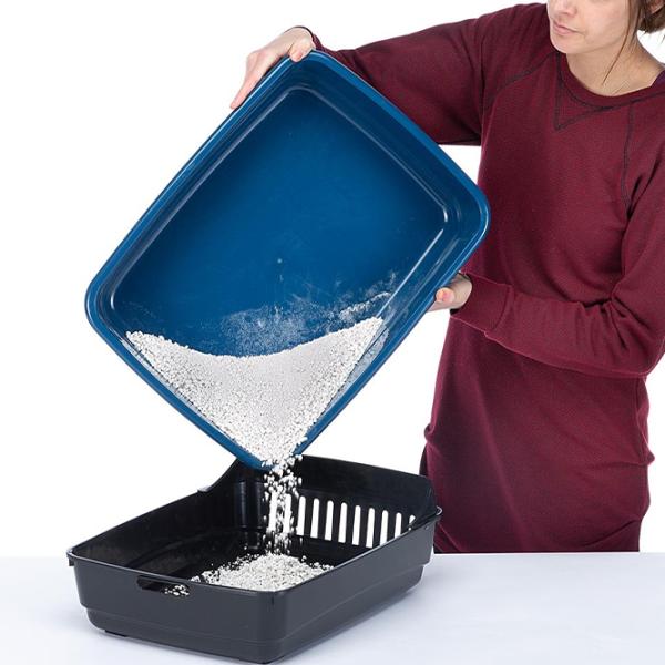 Tavă pentru pisici Ferplast Ariel 10 Acoperită/ Blue photo 4 Tavă pentru pisici Ferplast Ariel 10 Acoperită/ Blue photo 4