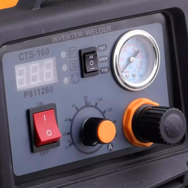 Aparat de tăiere cu plasmă Hoteche P811260 220 V cu electrod (MMA), cu gaz inert (TIG)/ Orange photo 2
