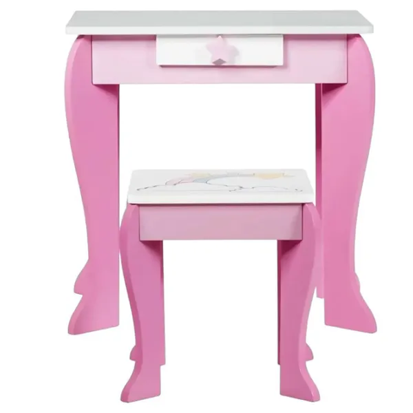 Joc de rol Costway Dressing table for children 3+/ set de frumusete photo 3