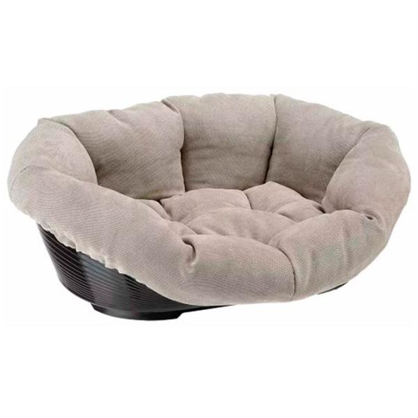 Кровать для кошек Ferplast Prestige Бархат/ Grey photo 1