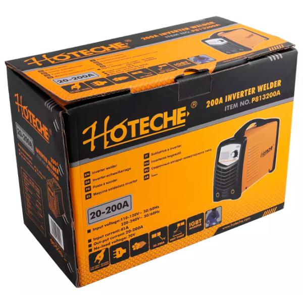 Aparat de sudat Hoteche P813200 220 V cu electrod (MMA)/ Orange photo 5 Aparat de sudat Hoteche P813200 220 V cu electrod (MMA)/ Orange photo 5