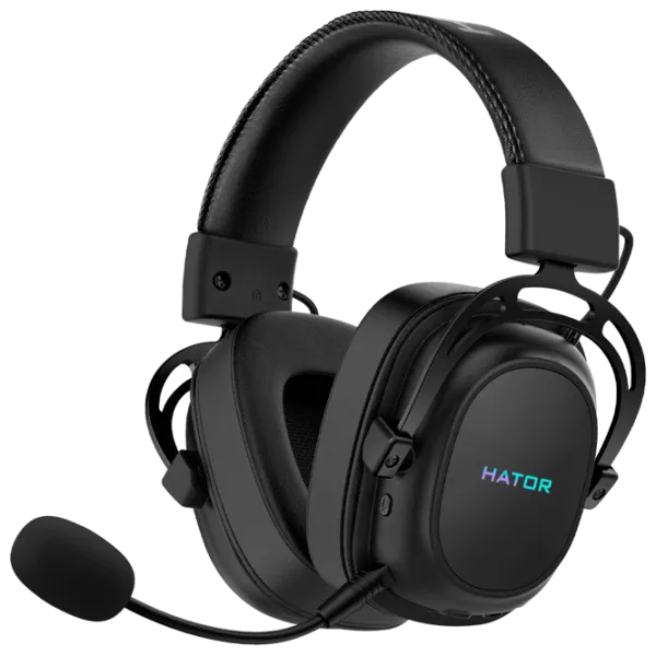 Căști Hator Hypergang 2 Black Fără fir/ Gaming photo 2