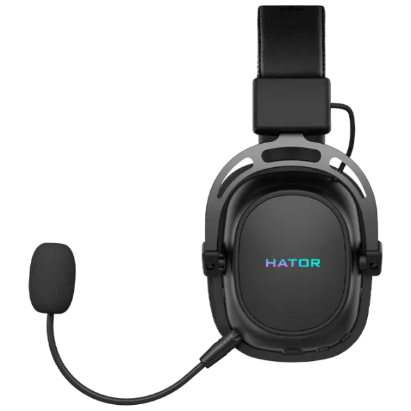 Căști Hator Hypergang 2 Black Fără fir/ Gaming photo 3