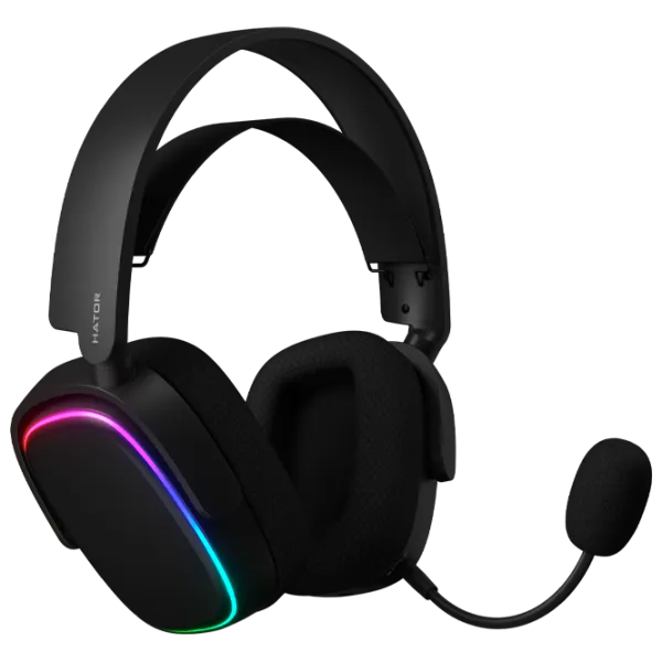 Căști Hator Phoenix Black Fără fir/ Gaming photo 1 Căști Hator Phoenix Black Fără fir/ Gaming photo 1