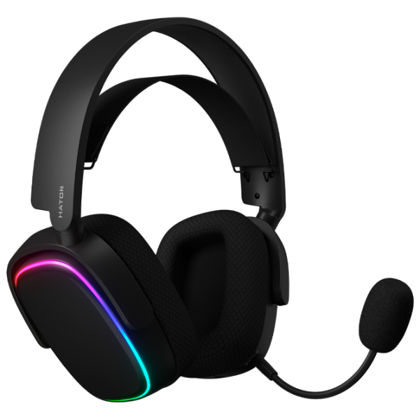 Căști Hator Phoenix Black Fără fir/ Gaming photo 1 Căști Hator Phoenix Black Fără fir/ Gaming photo 1