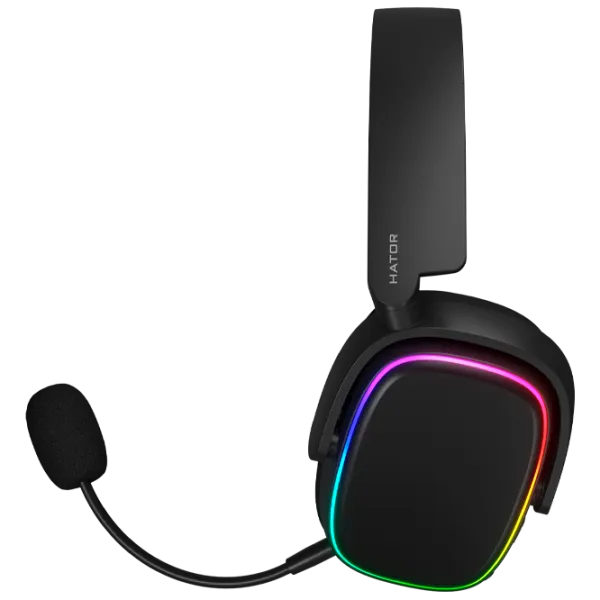 Căști Hator Phoenix Black Fără fir/ Gaming photo 2 Căști Hator Phoenix Black Fără fir/ Gaming photo 2