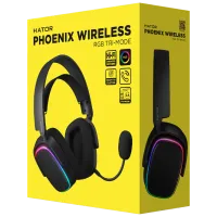 Наушники Hator Phoenix Black Беспроводные/ Игровой photo 6