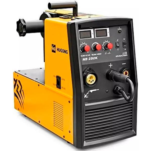 Сварочный аппарат Hugong NB 250 380 В полуавтоматическая (MIG/ MAG), ручная дуговая (MMA)/ Orange photo 2