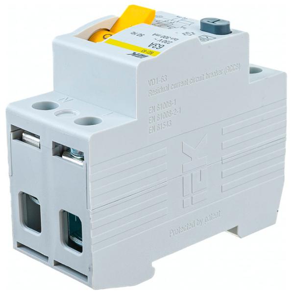 Дифференциальные автоматы IEK MDV10-2-063-300 63 A/ 220 В photo 3