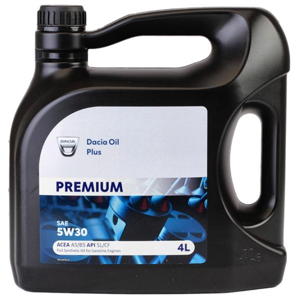 Моторное масло Dacia Oil Plus Premium 5W-30 4 л синтетическое photo 1