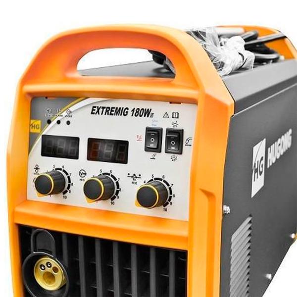 Сварочный аппарат Hugong ExtreMig 180WIII 230 В полуавтоматическая (MIG/MAG), ручная дуговая (MMA), аргонно-дуговая (TIG) / Серый photo 4
