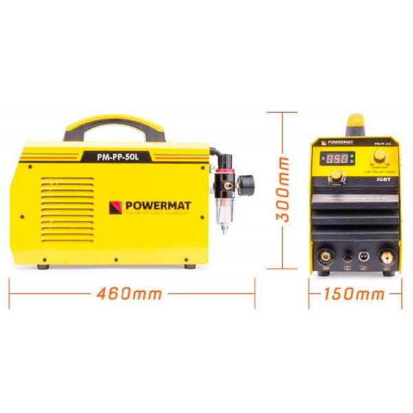 Aparat de tăiere cu plasmă Powermat PM-PP-50L 230 V Tăiere cu plasmă/ Yellow photo 6