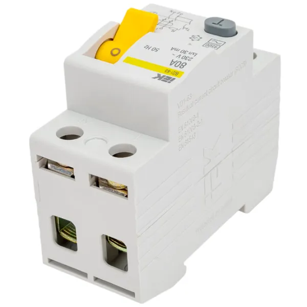 Дифференциальные автоматы IEK MDV10-2-080-030 80 A/ 230 В photo 5