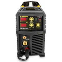 Aparat de sudat Powermat PM-IMG-230T 230 V semiautomat (MIG/ MAG), cu electrod (MMA), cu gaz inert (TIG)/ Yellow photo 4