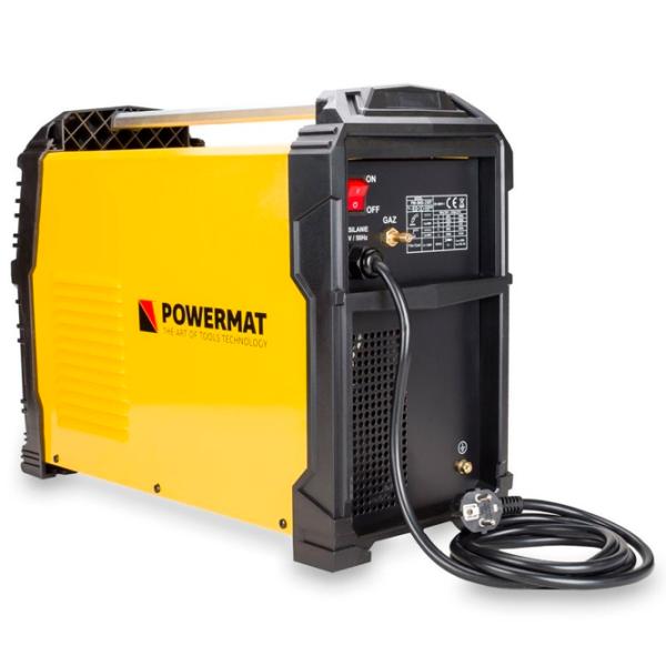 Сварочный аппарат Powermat PM-IMG-230T 230 В полуавтоматическая (MIG/ MAG), ручная дуговая (MMA), аргонно-дуговая (TIG)/ Желтый photo 6