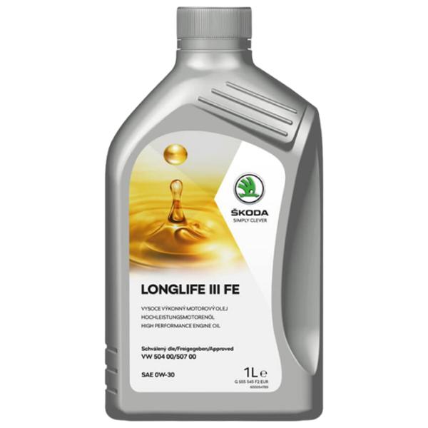 Моторное масло Skoda LongLife III FE 0W-30 1 л синтетическое photo 1
