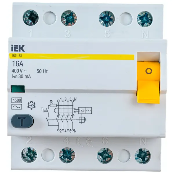 Дифференциальные автоматы IEK MDV10-4-016-030 16 A/ 380 В photo 1 Дифференциальные автоматы IEK MDV10-4-016-030 16 A/ 380 В photo 1