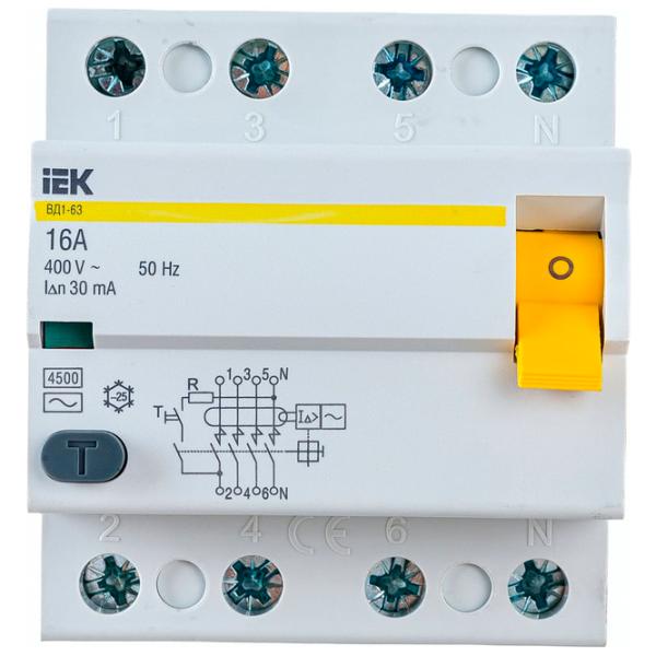 Дифференциальные автоматы IEK MDV10-4-016-030 16 A/ 380 В photo 1 Дифференциальные автоматы IEK MDV10-4-016-030 16 A/ 380 В photo 1
