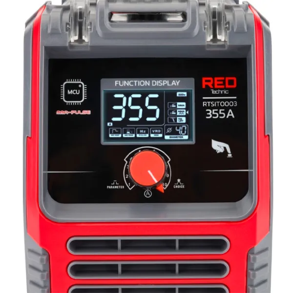 Сварочный аппарат Red Technic RTSIT0003 230 В ручная дуговая (MMA), аргонно дуговая (TIG)/ Black photo 6