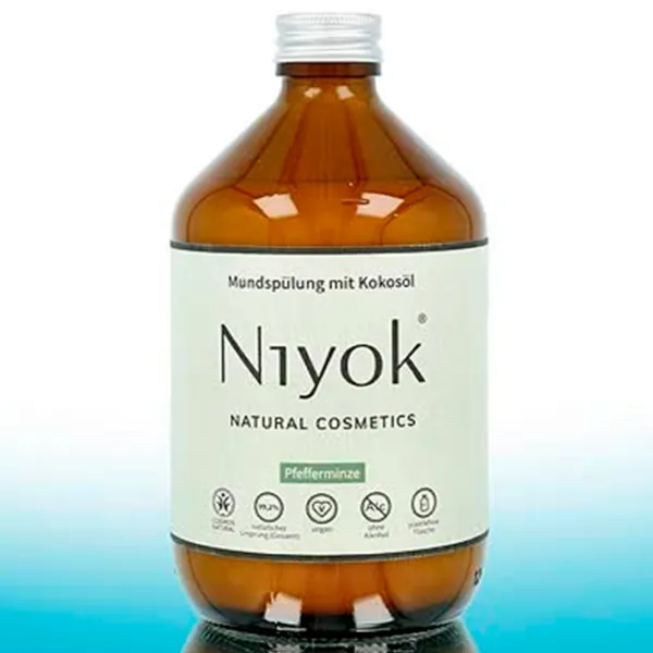 Apă de gură Niyok Ulei de cocos si mentă 500 ml photo 2