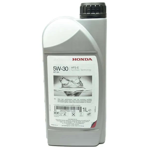 Моторное масло Honda HFS-E Synthetic 5W-30 1 л синтетическое photo 2