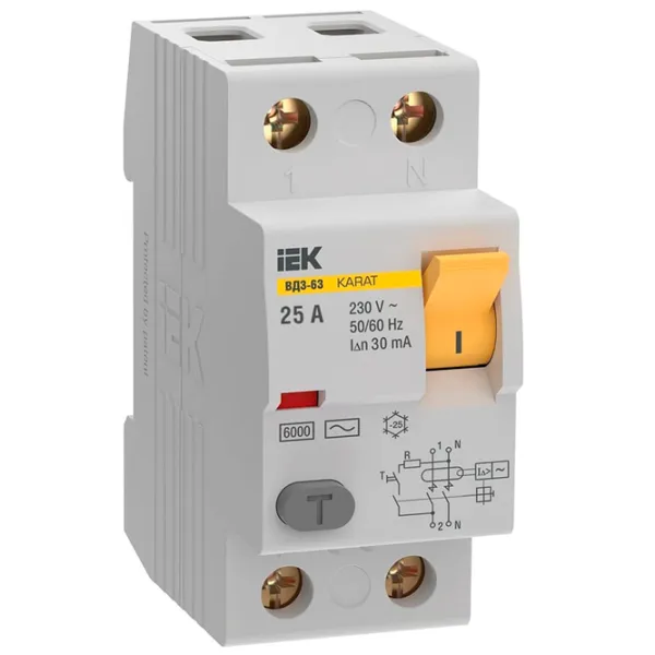 Întrerupătoare diferențiale IEK MDV20-2-025-030 25 A/ 230 V photo 1 Întrerupătoare diferențiale IEK MDV20-2-025-030 25 A/ 230 V photo 1