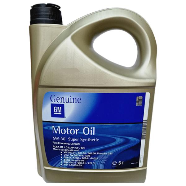 Ulei de motor GM Super Synthetic 5W-30 5 l sintetic photo 1