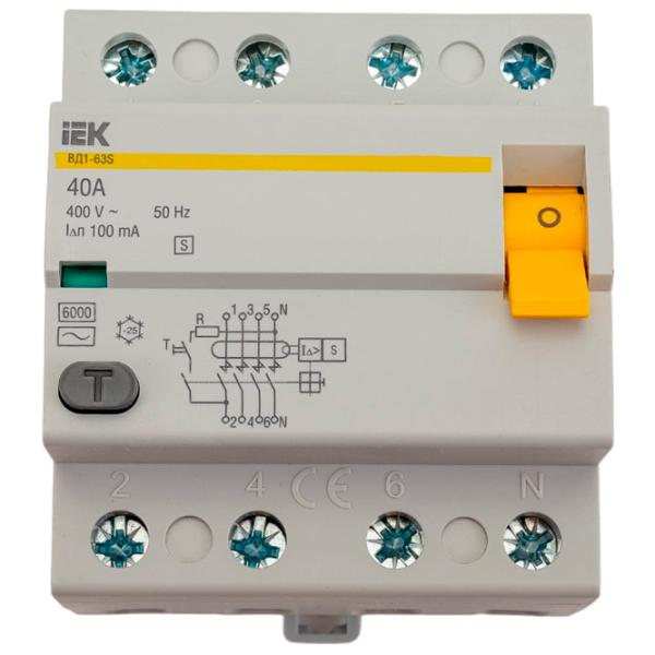 Дифференциальные автоматы IEK MDV12-4-040-100 40 A/ 400 В photo 1 Дифференциальные автоматы IEK MDV12-4-040-100 40 A/ 400 В photo 1