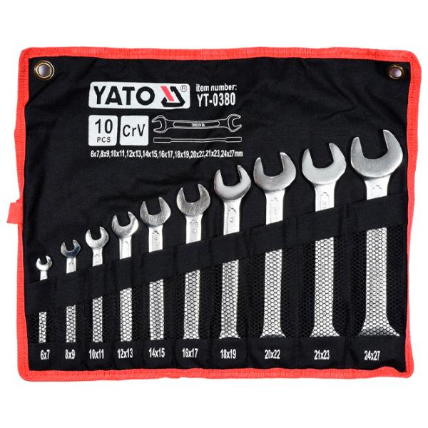 Набор ключей Yato YT0380 Количество в наборе: 10 шт. photo 1