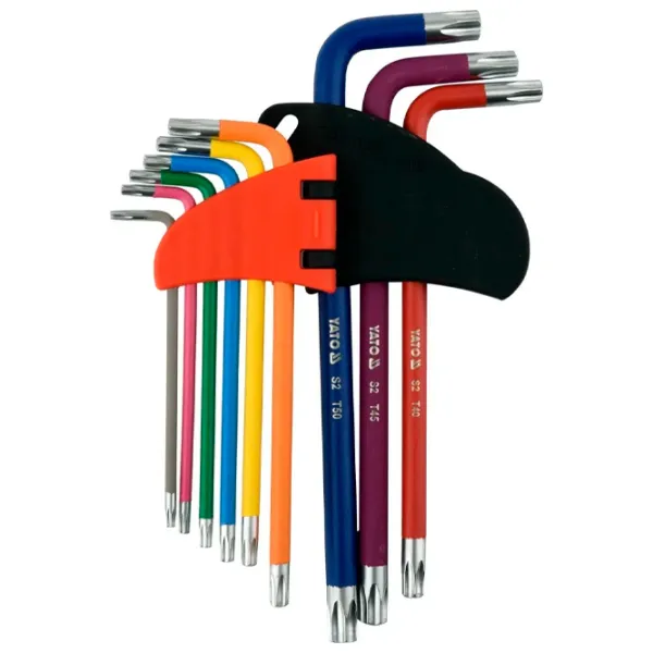 Набор ключей Torx Yato YT05633 Количество в наборе: 9 шт. photo 1 Набор ключей Torx Yato YT05633 Количество в наборе: 9 шт. photo 1