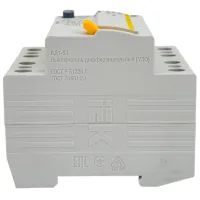 Дифференциальные автоматы IEK MDV10-4-080-100 80 A/ 400 В photo 4