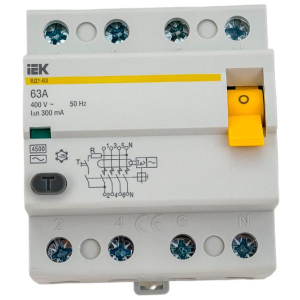 Дифференциальные автоматы IEK MDV10-4-063-300 63 A/ 400 В photo 1 Дифференциальные автоматы IEK MDV10-4-063-300 63 A/ 400 В photo 1