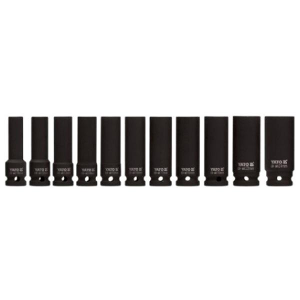Набор головок торцевых Yato YT1054 Количество в наборе: 11 шт. photo 1