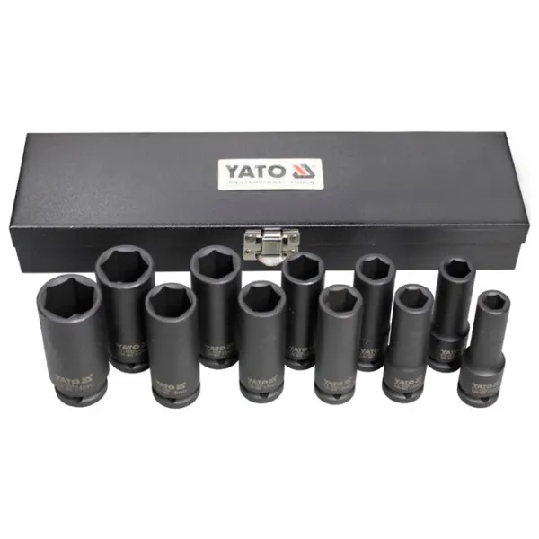 Набор головок торцевых Yato YT1054 Количество в наборе: 11 шт. photo 3
