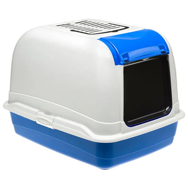 Лоток для кошек Ferplast Maxi Bella Cabrio Крытый/ Blue photo 1