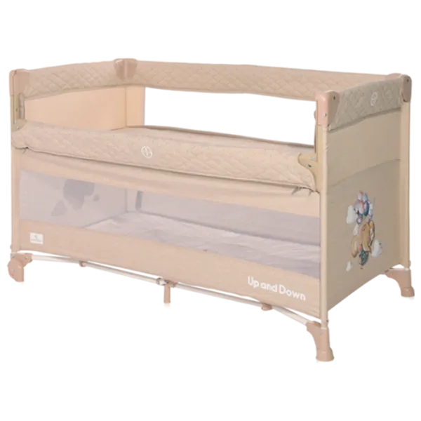 Țarc pentru copii Lorelli Up and Down (10080062371) 0 luni - 3 ani / Beige photo 2