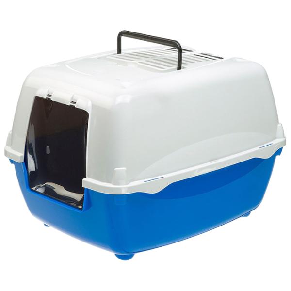 Лоток для кошек Ferplast Bella Restyling Крытый/ Blue photo 1 Лоток для кошек Ferplast Bella Restyling Крытый/ Blue photo 1