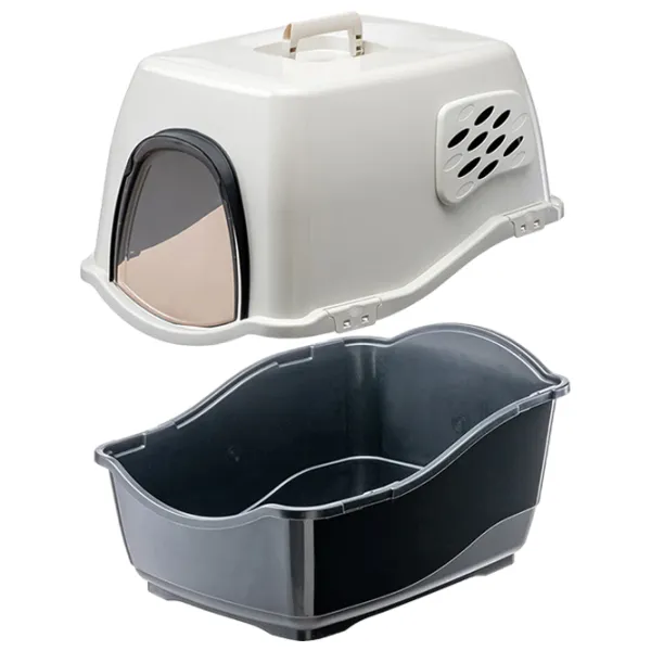Лоток для кошек Ferplast Bill Крытый/ White photo 4 Лоток для кошек Ferplast Bill Крытый/ White photo 4