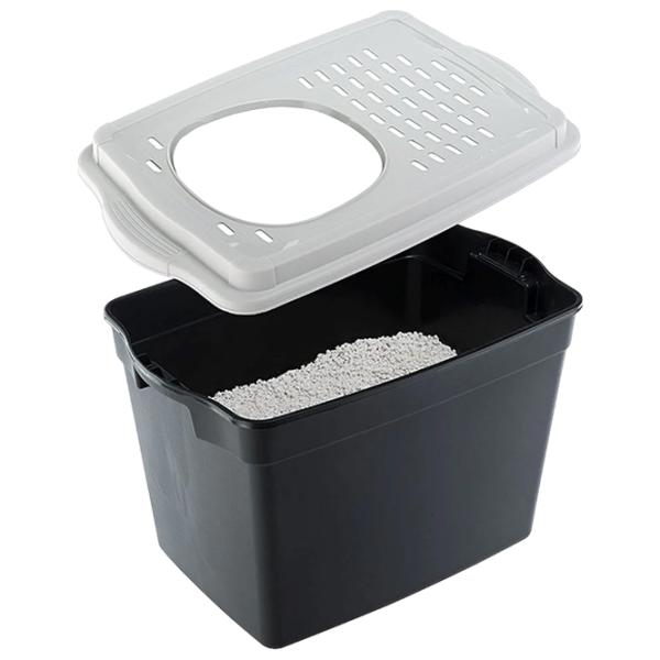 Лоток для кошек Ferplast Jumpy Крытый/ Black photo 3