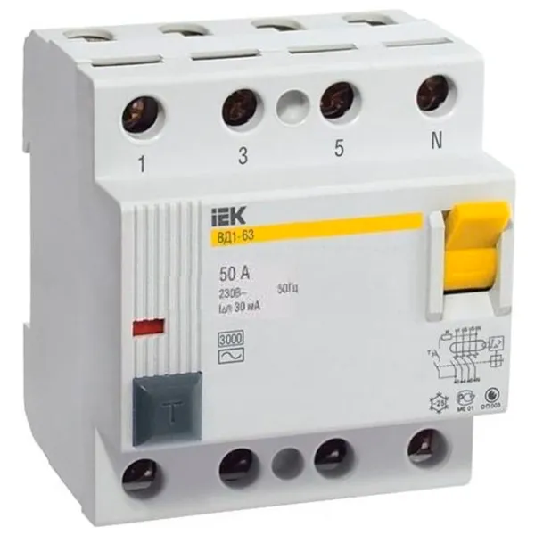 Întrerupătoare diferențiale IEK MDV10-4-050-300 50 A/ 380 V photo 1 Întrerupătoare diferențiale IEK MDV10-4-050-300 50 A/ 380 V photo 1