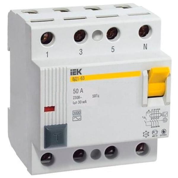 Întrerupătoare diferențiale IEK MDV10-4-050-300 50 A/ 380 V photo 1 Întrerupătoare diferențiale IEK MDV10-4-050-300 50 A/ 380 V photo 1