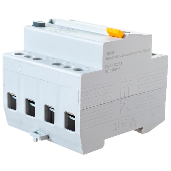 Дифференциальные автоматы IEK MDV10-4-040-300 40 A/ 380 В photo 1