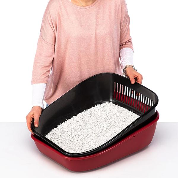Лоток для кошек Ferplast Magix Крытый/ White photo 3 Лоток для кошек Ferplast Magix Крытый/ White photo 3